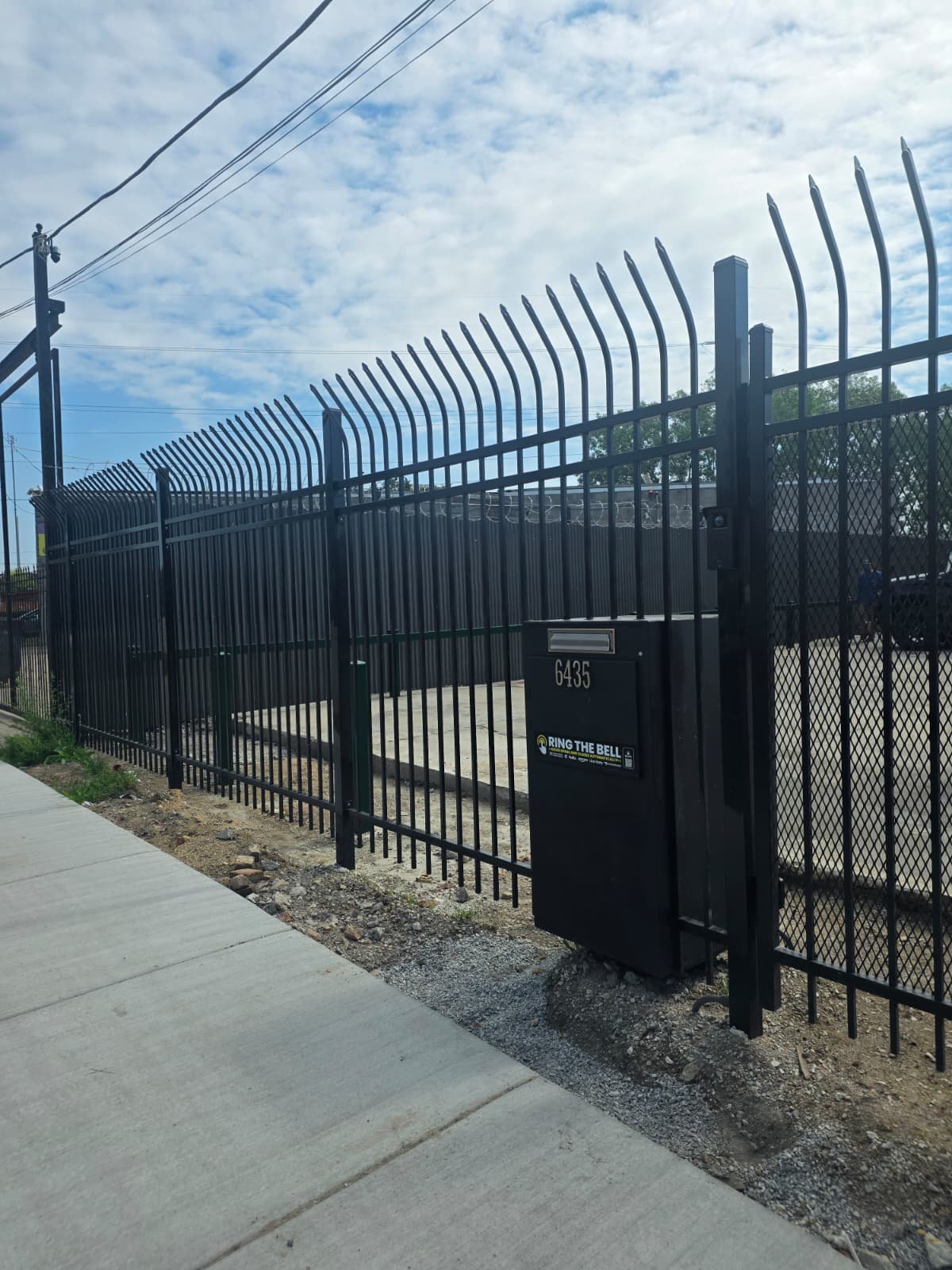 Completed Smart Mailbox installation at property gate number 6435